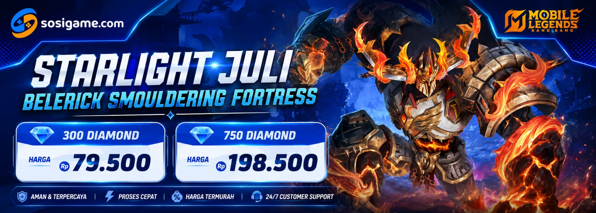 Banner SOSI GAME - Platform Top Up Game Terpercaya | Harga Kompetitif, Kilat & Aman