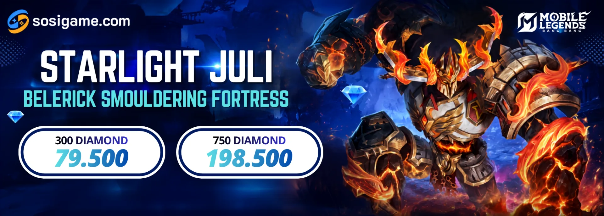 Banner SOSI GAME - Platform Top Up Game Terpercaya | Harga Kompetitif, Kilat & Aman