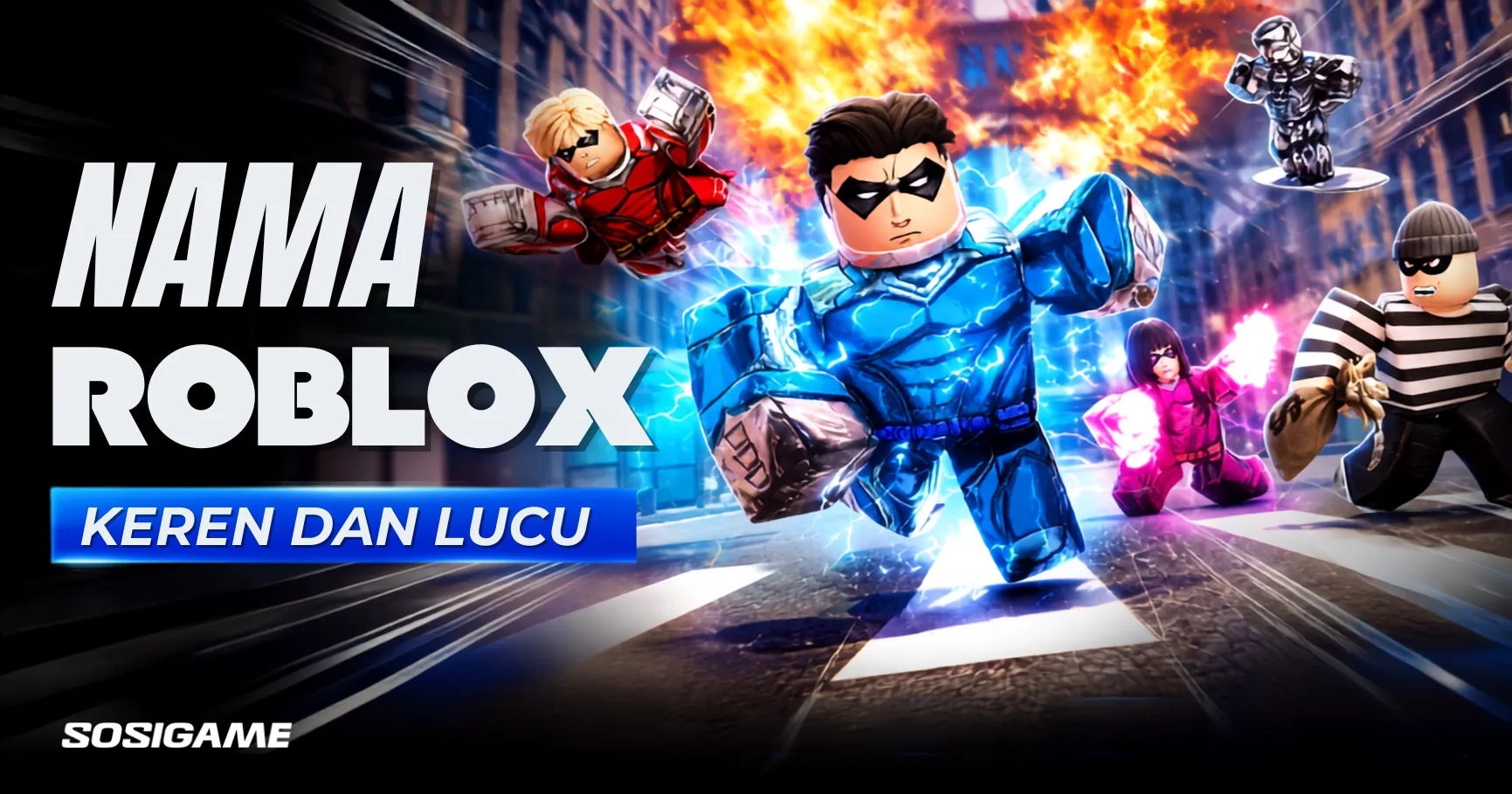 Kumpulan nama Roblox keren dan lucu untuk cowok dan cewek 2026