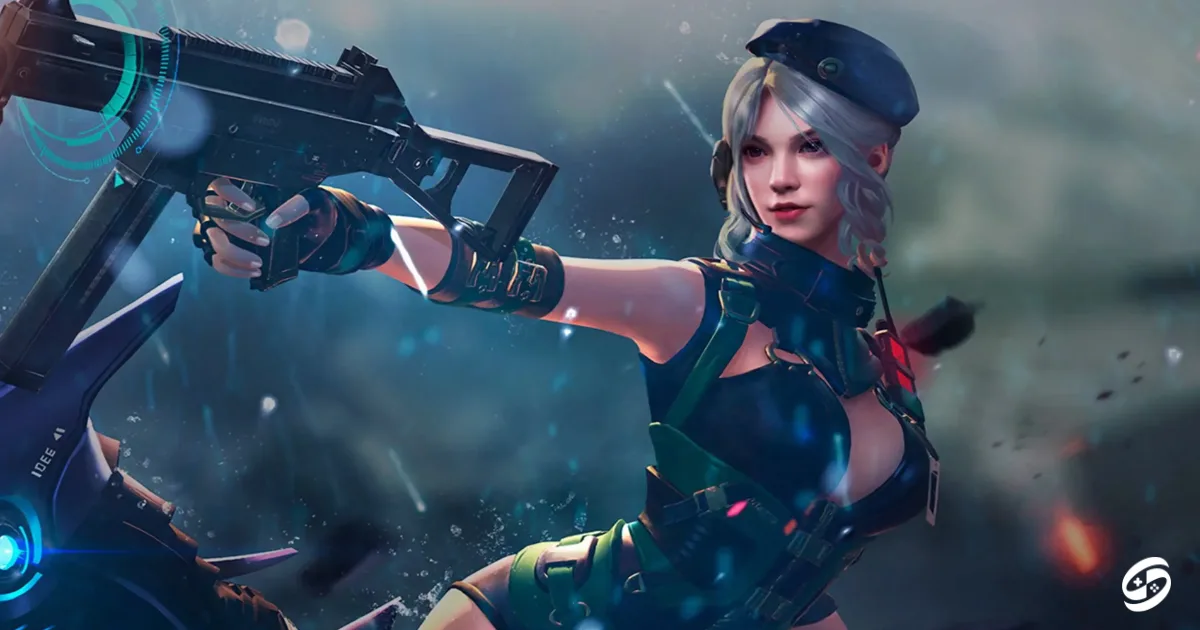 Karakter Laura Free Fire dengan skill Sharp Shooter penambah akurasi saat membidik